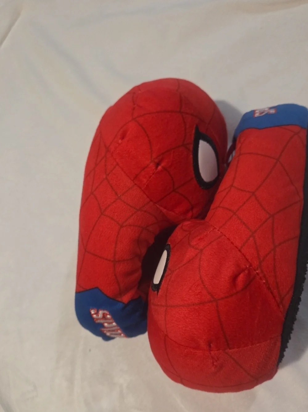 Marvel Spider-Man Red and Blue Kids Slip-On Slippers